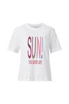 Elegant Fit T-Shirt SUN Print organic