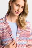 knit oversized blazer