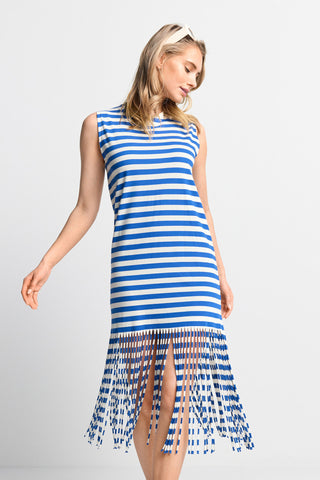 Dress with fringes organic