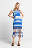 Dress with fringes organic