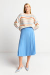 Pullover Cozy crew neck colourful stripes