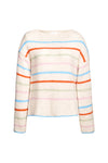 Pullover Cozy crew neck colourful stripes