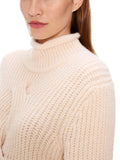 Sweater mit Zopf - Knitted in Germany