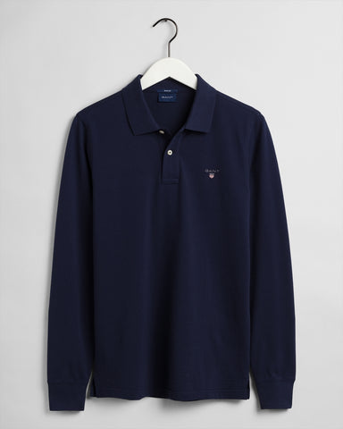 Original Piqué Langarm-Poloshirt