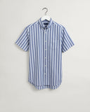 Regular Fit Oxford-Kurzarmhemd mit Pastellstreifen