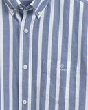 Regular Fit Oxford-Kurzarmhemd mit Pastellstreifen